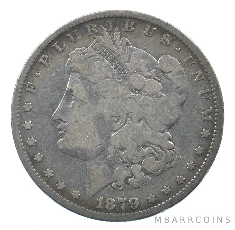 Early - 1879 Morgan Silver Dollar - 90% US Coin *688