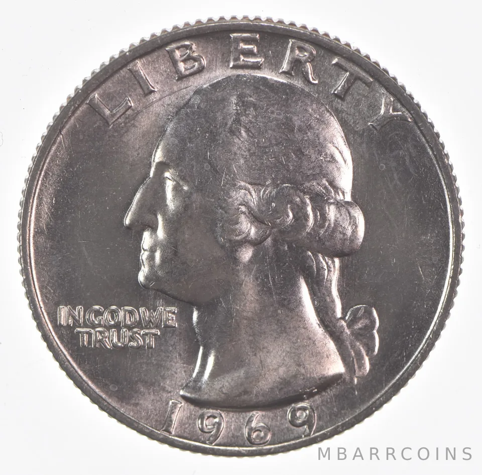 1969-P Washington Quarter Clad Unc
