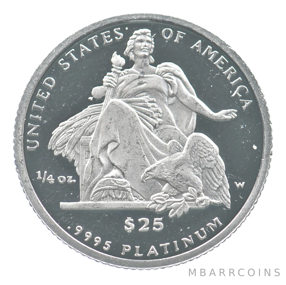 2004-W $25 Platinum Eagle 1/4 Oz Platinum PROOF *0414