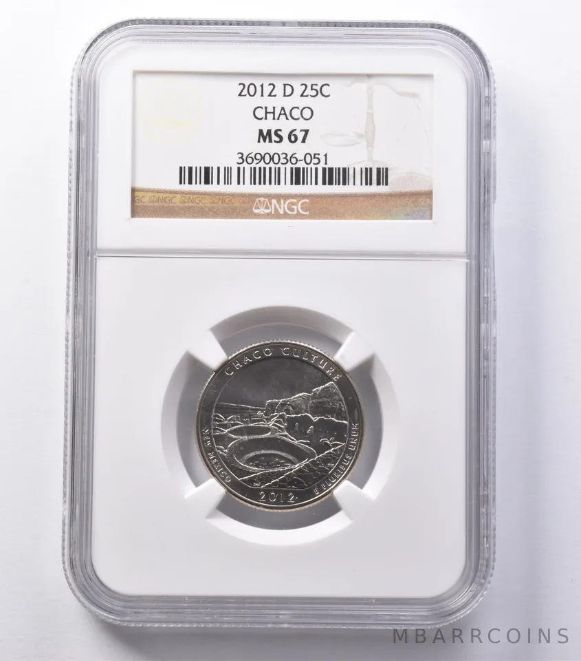 MS67 2012-D Washington Quarter Chaco Culture NGC *5356