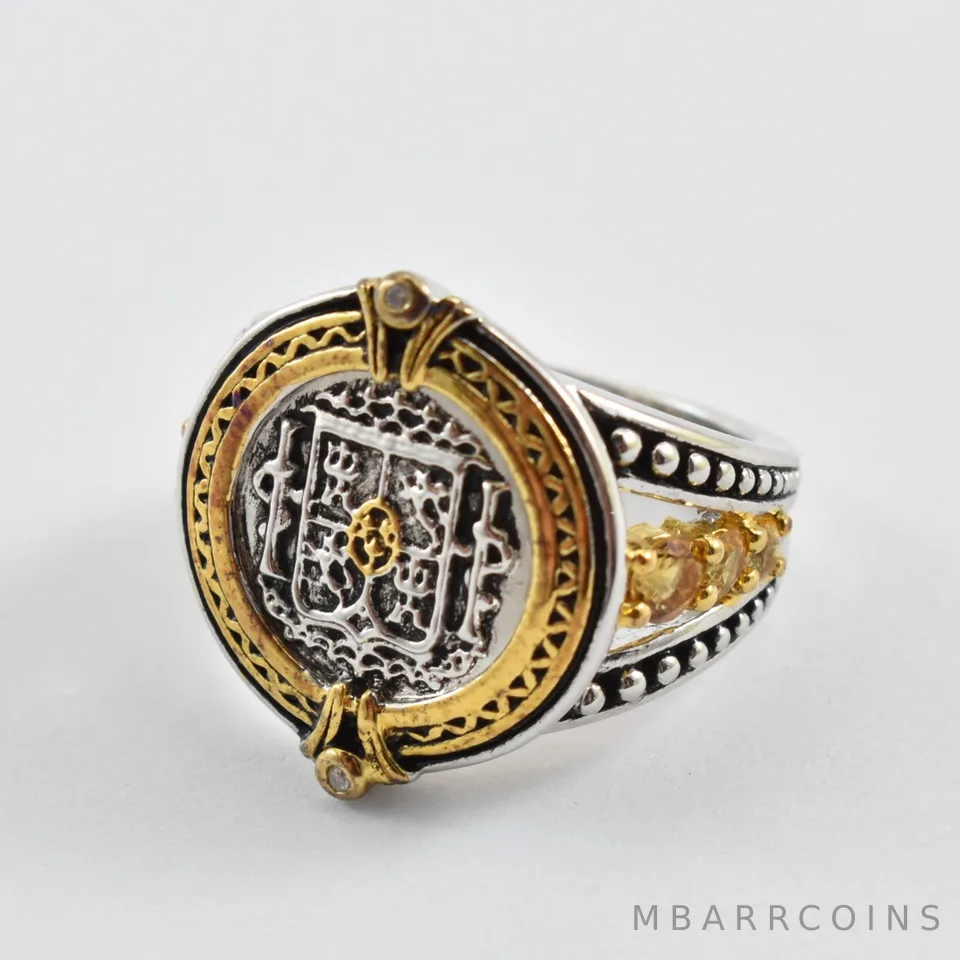 1784 El Cazador Signet Ring Real Pirate Treasure *4739
