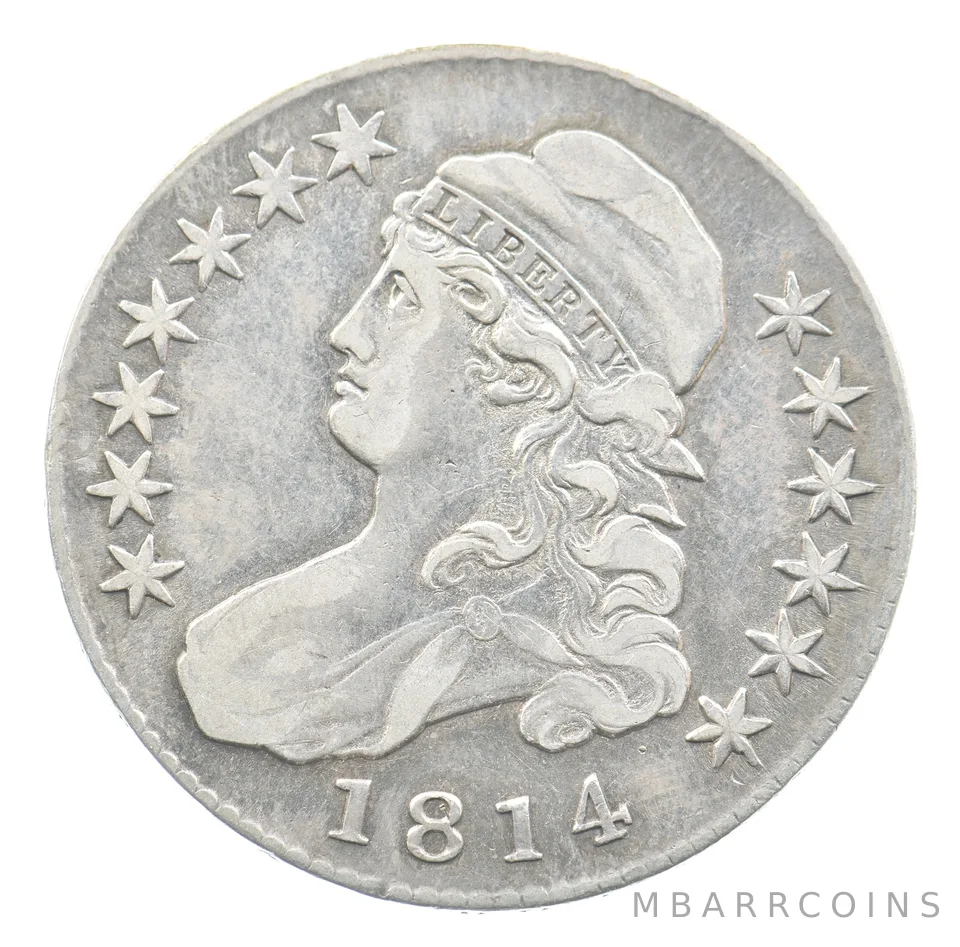 1814 Capped Bust Half Dollar O-102A R3 *5089