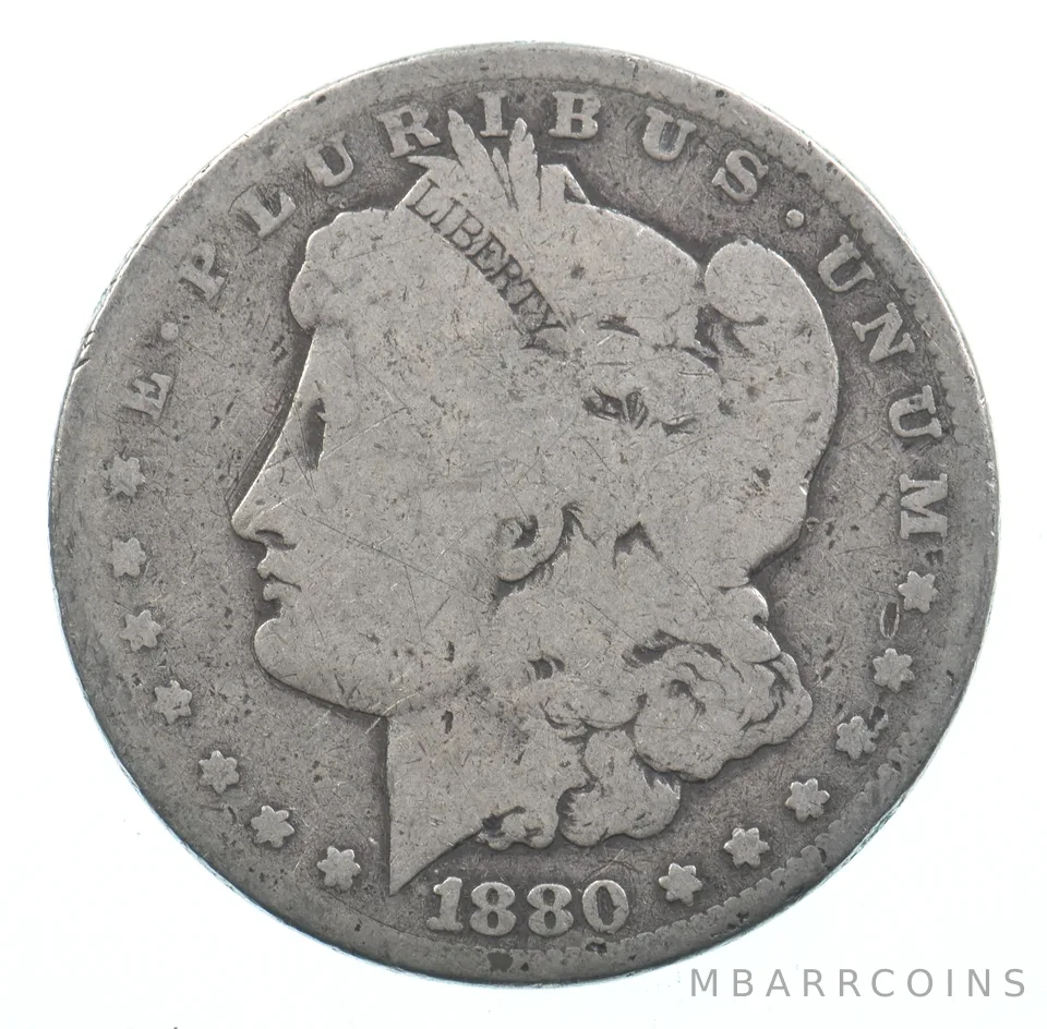 Early - 1880 Morgan Silver Dollar - 90% US Coin *693