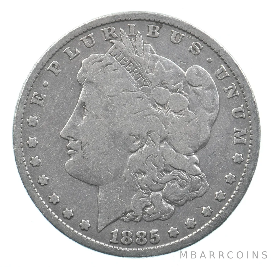 Early - 1885 Morgan Silver Dollar - 90% US Coin *834