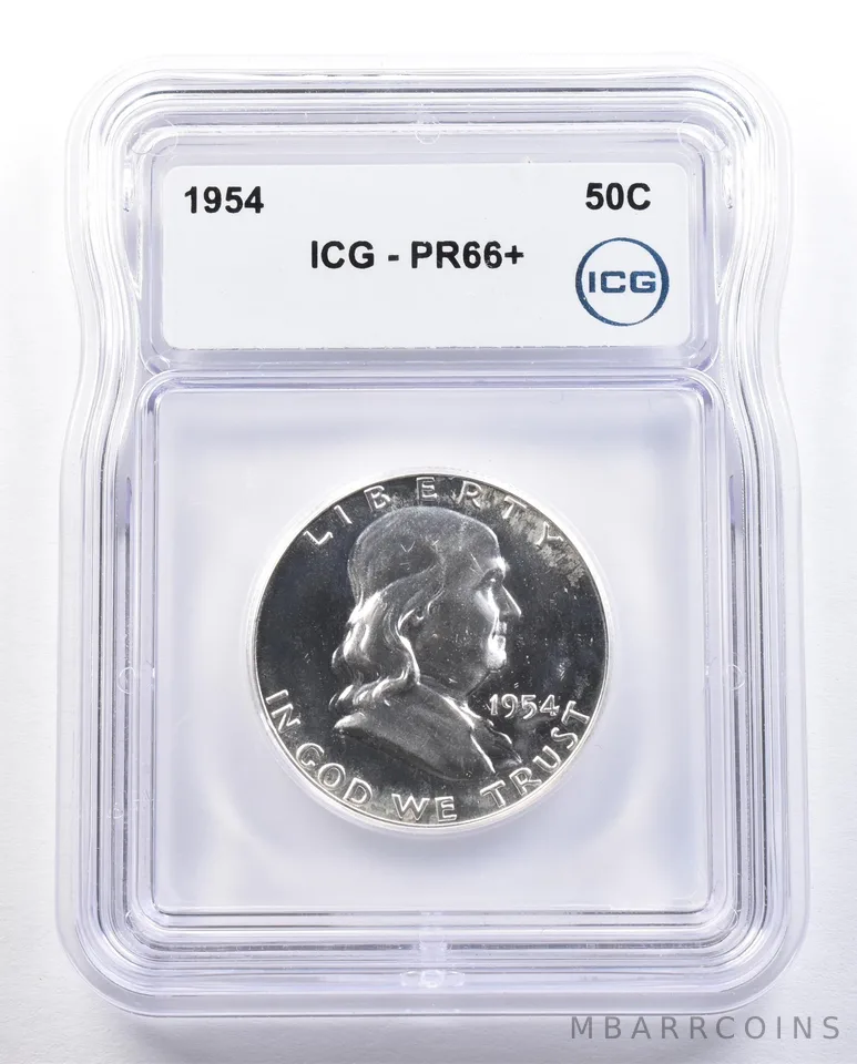 1954 Franklin Half Dollar PR66+ ICG *1652