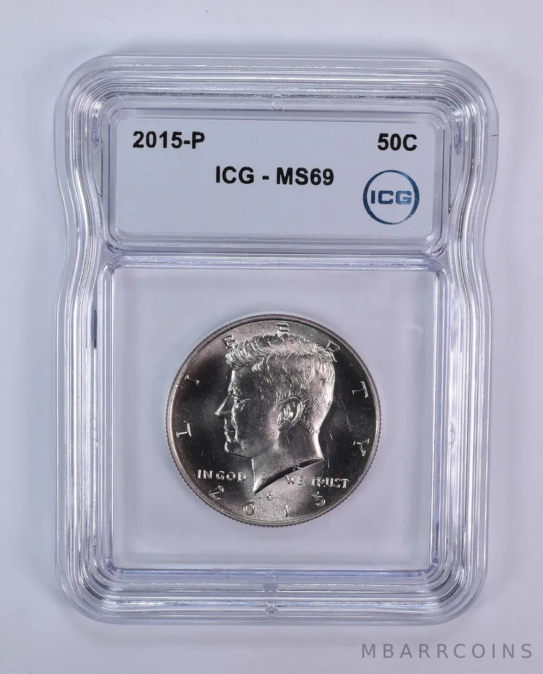 2015-P Kennedy Half Dollar MS69 ICG