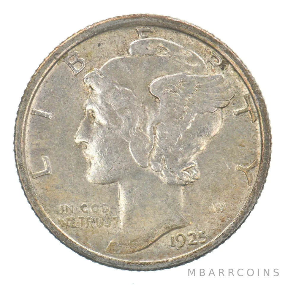1925 Mercury Dime Beautiful Tone *6263