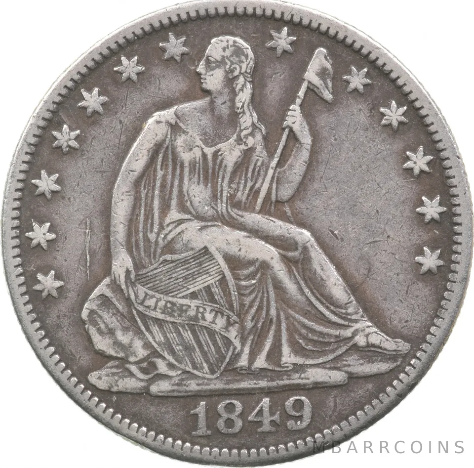 1849-O Seated Liberty Half Dollar a4808