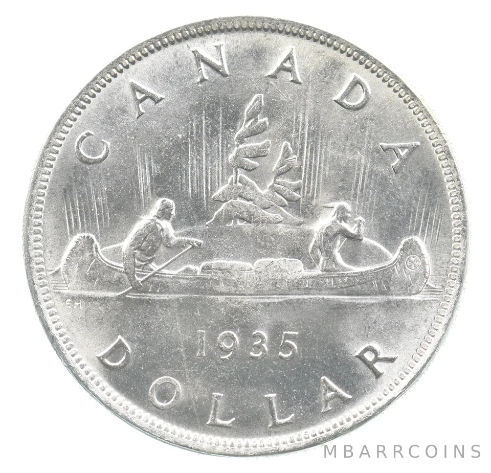 1935 Canada 1 Dollar Silver *4063
