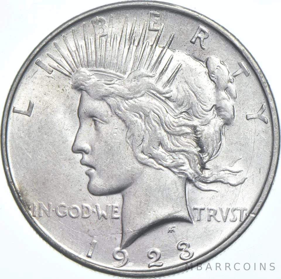 1923-D Peace Silver Dollar - VAM1K *9796