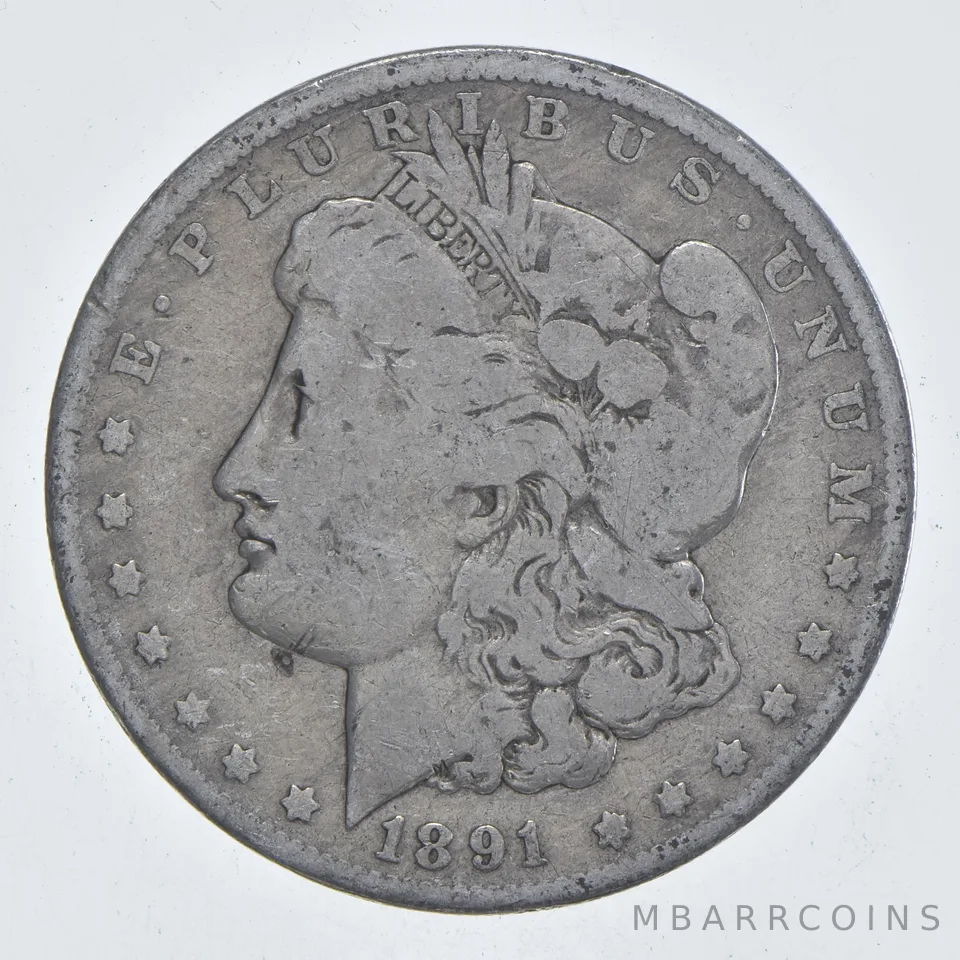 Early - 1891-O Morgan Silver Dollar - 90% US Coin *816