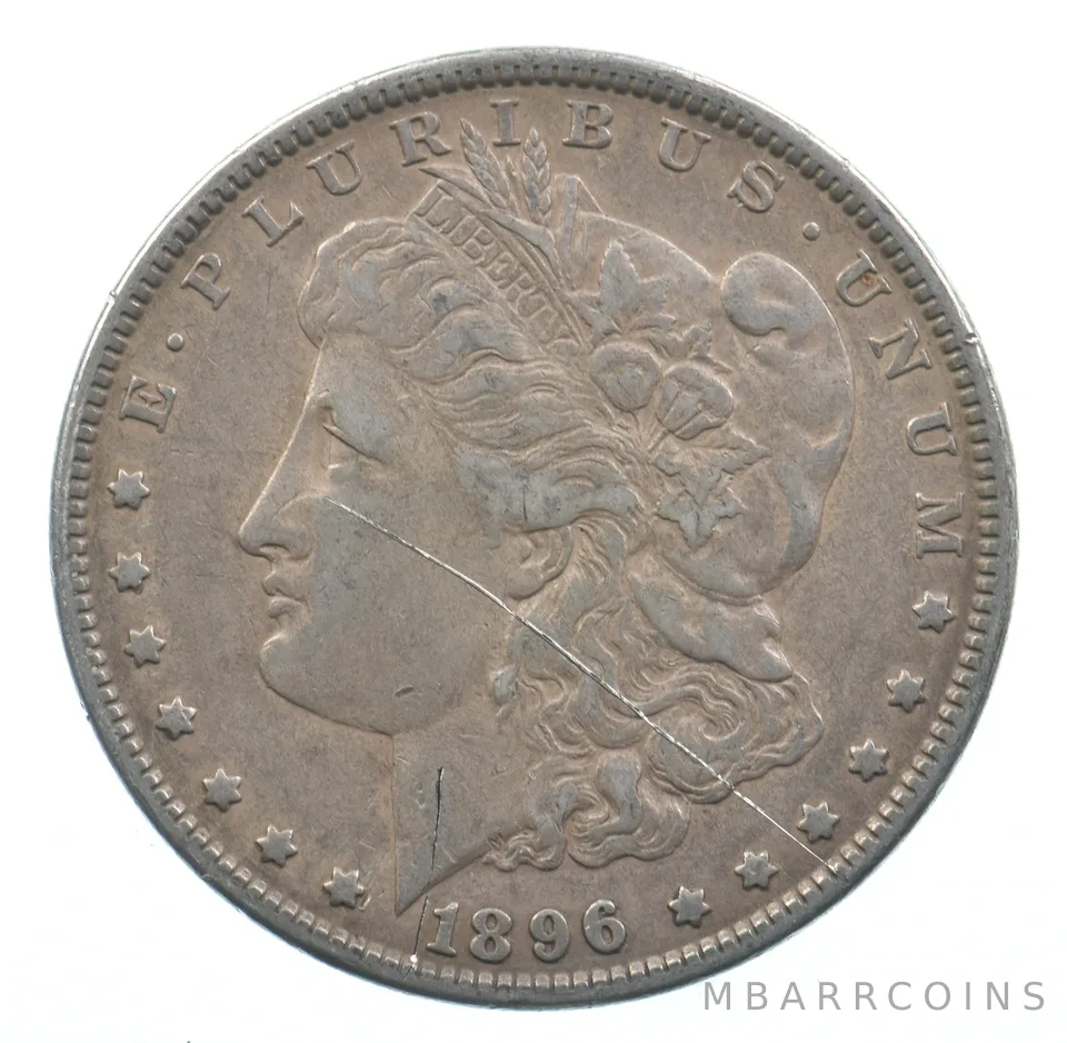 Early - 1896 Morgan Silver Dollar - 90% US Coin *599