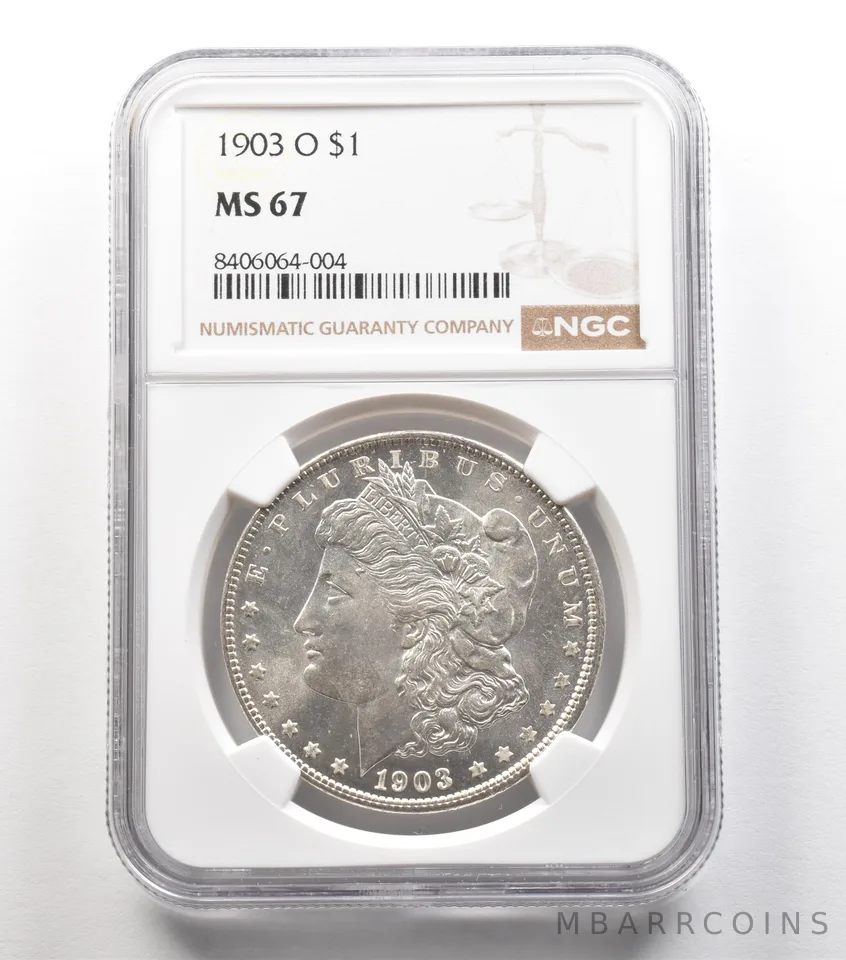 1903-O Morgan Silver Dollar MS67 NGC a5654