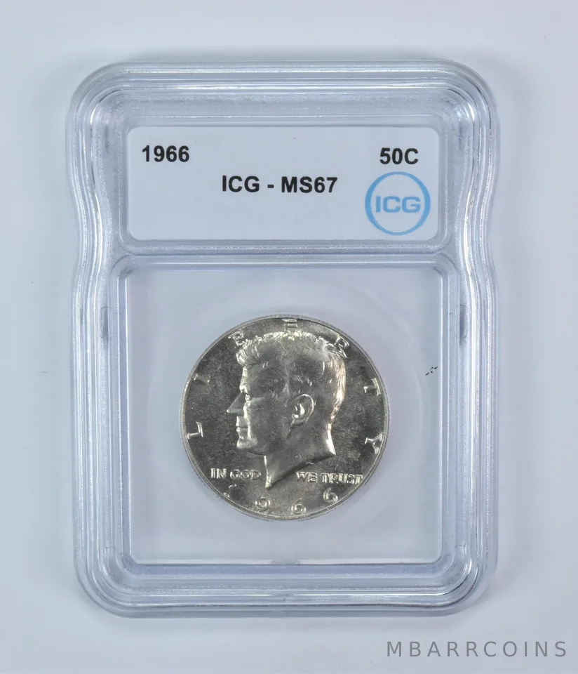 1966 Kennedy Half Dollar MS67 ICG