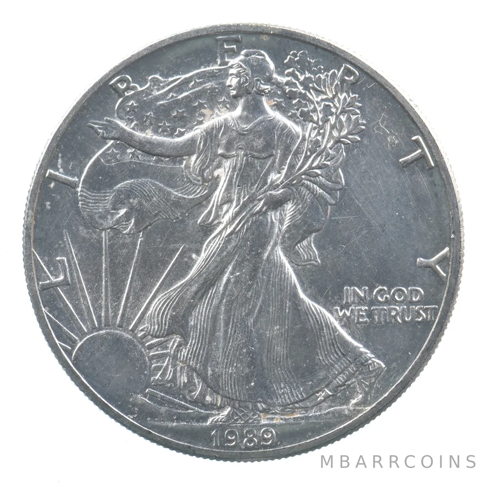 Better Date 1989 American Silver Eagle 1 Troy Oz .999 Fine Silver *740