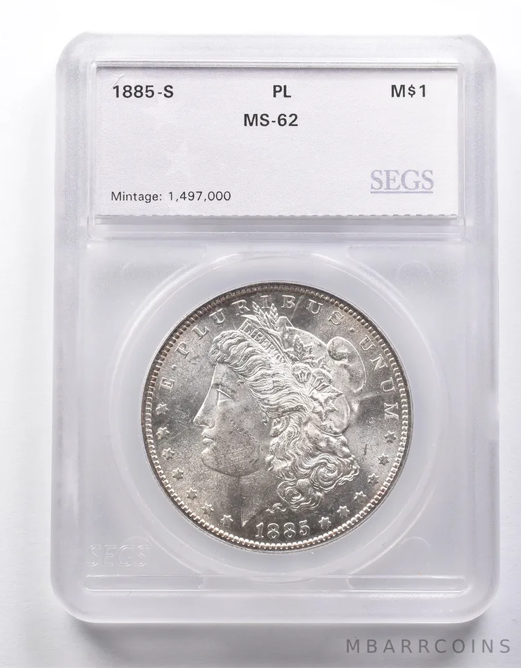 1885-S Morgan Silver Dollar *8600