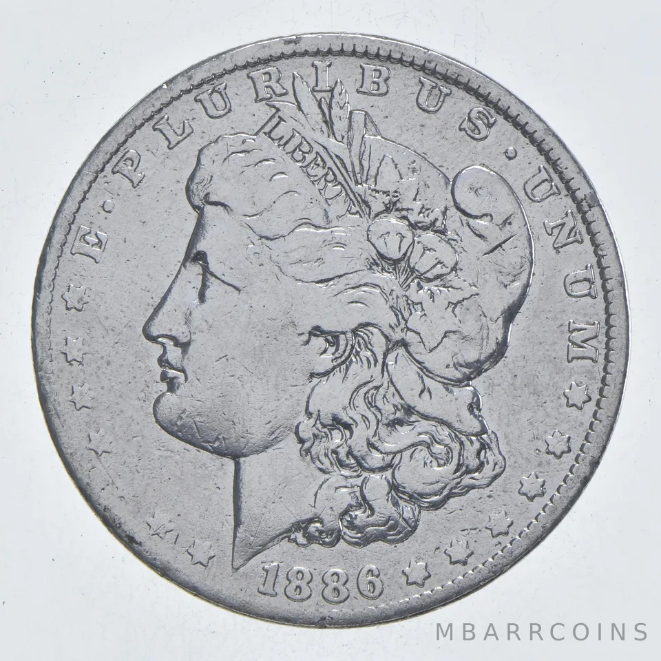 Early - 1886-O Morgan Silver Dollar - 90% US Coin *084