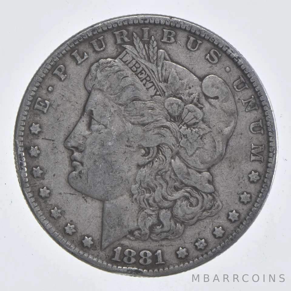 Early - 1881 Morgan Silver Dollar - 90% US Coin *804