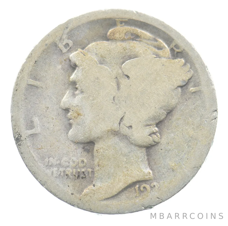 1921 Mercury Dime *0000