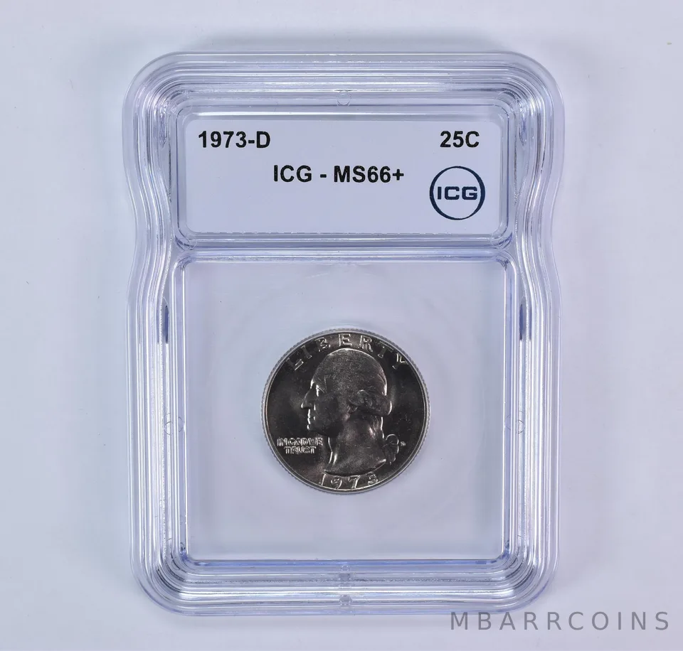 1973-D Washington Quarter MS66+ ICG