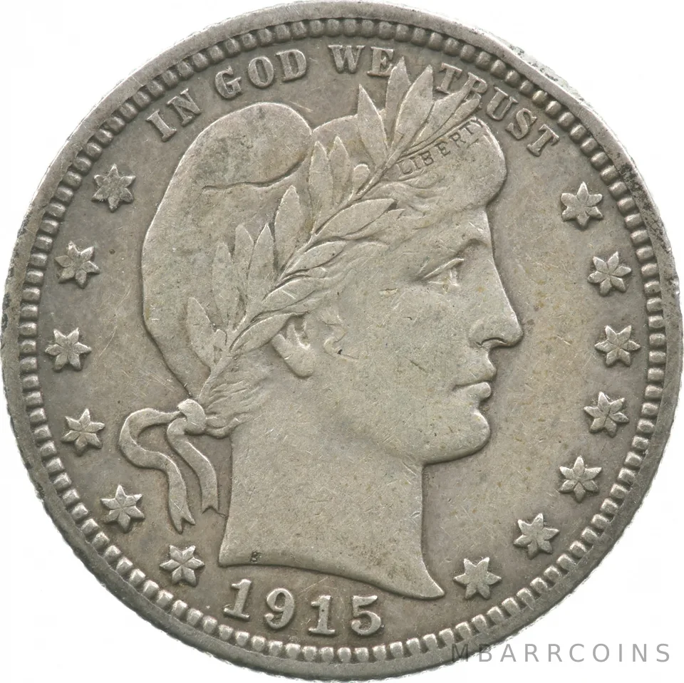 1915 Barber Quarter a2808