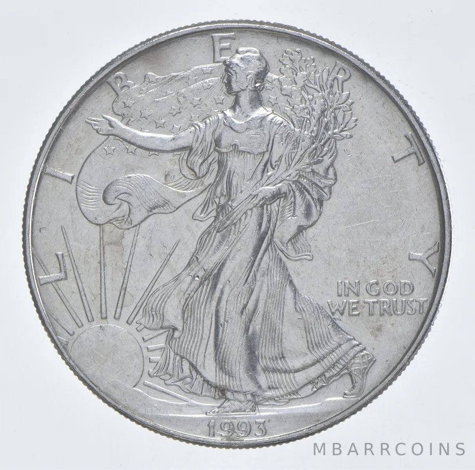 Better Date 1993 American Silver Eagle 1 Troy Oz .999 Fine Silver *178