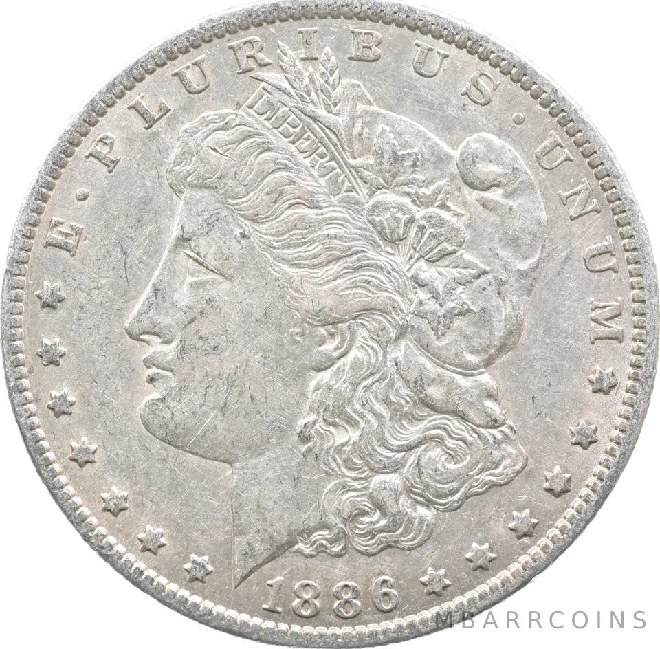 1886-O Morgan Silver Dollar a5189