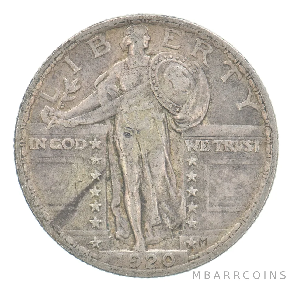 1920 Standing Liberty Quarter Beautiful Tone *9742