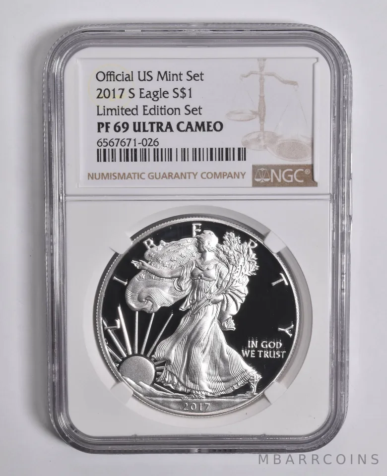 2017-S UCAM American Silver Eagle Limited Edition Set PF69 NGC