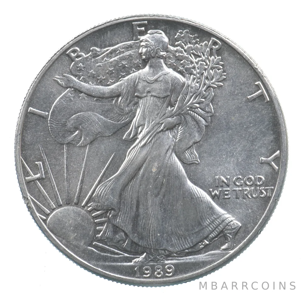 Better Date 1989 American Silver Eagle 1 Troy Oz .999 Fine Silver *757