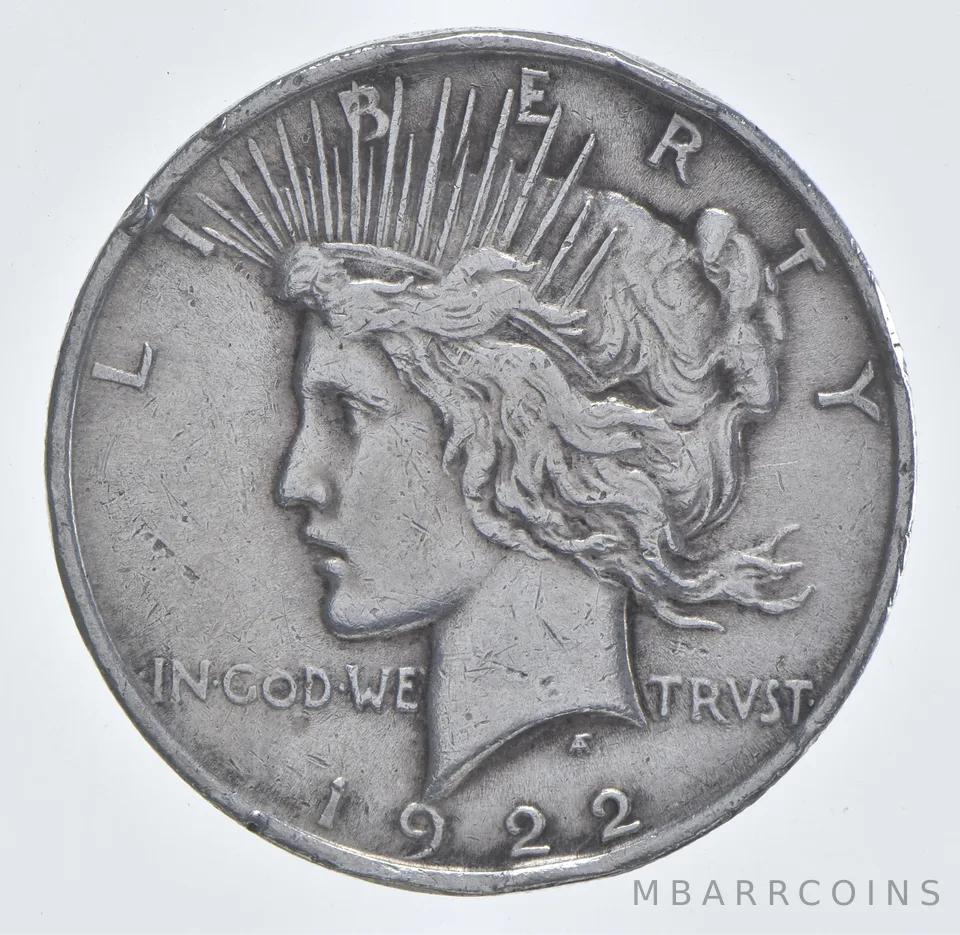 Better - 1922 Peace Silver Dollar - 90% US Coin *626