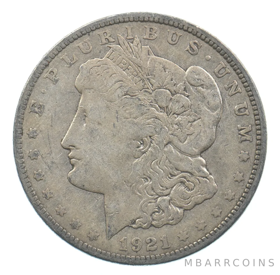 Early - 1921-D Morgan Silver Dollar - 90% US Coin *420