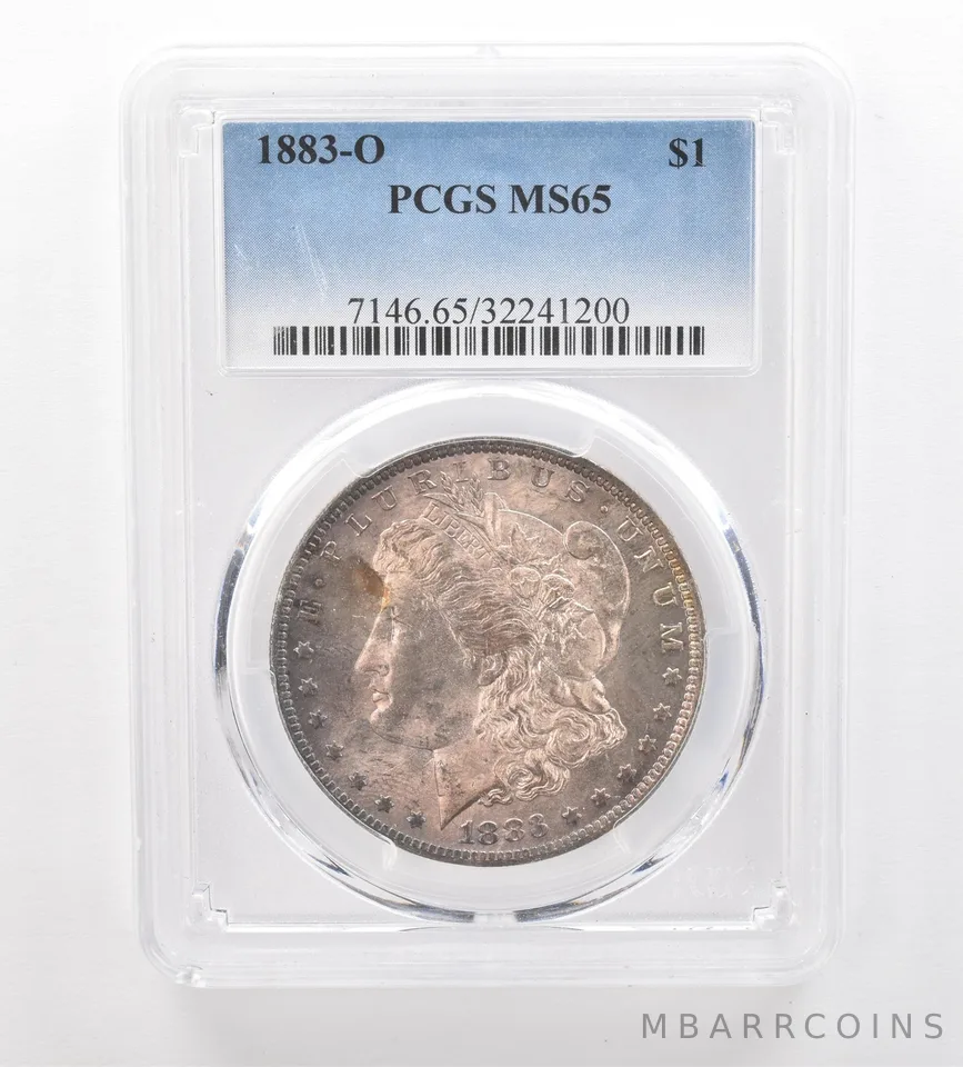 1883-O Morgan Silver Dollar MS65 PCGS Beautiful Tone *7480