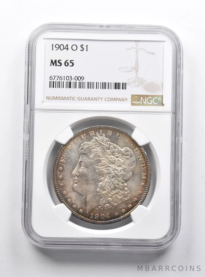 MS65 1904-O Morgan Silver Dollar NGC *1203