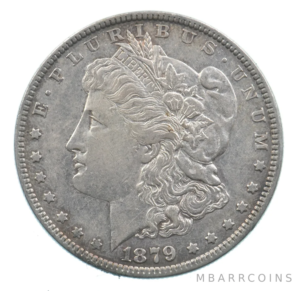 Early - 1879 Morgan Silver Dollar - 90% US Coin *612