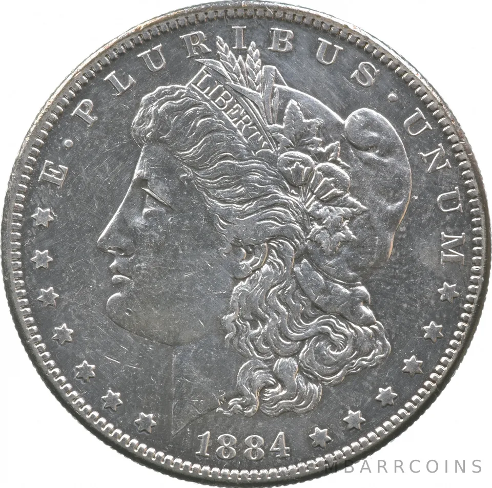 1884-S Morgan Silver Dollar a2830