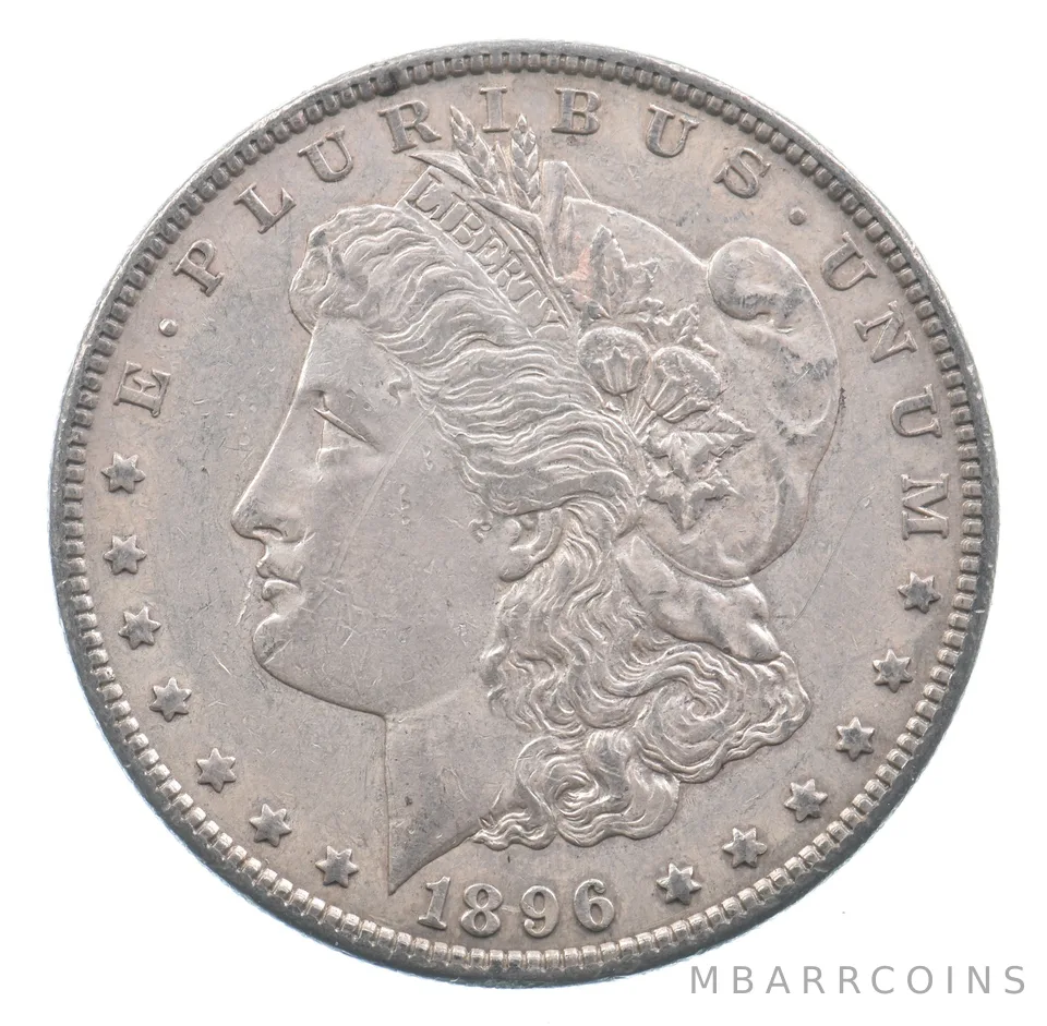 Better 1896 Morgan Silver Dollar - 90% US Coin - Nice Coin *444