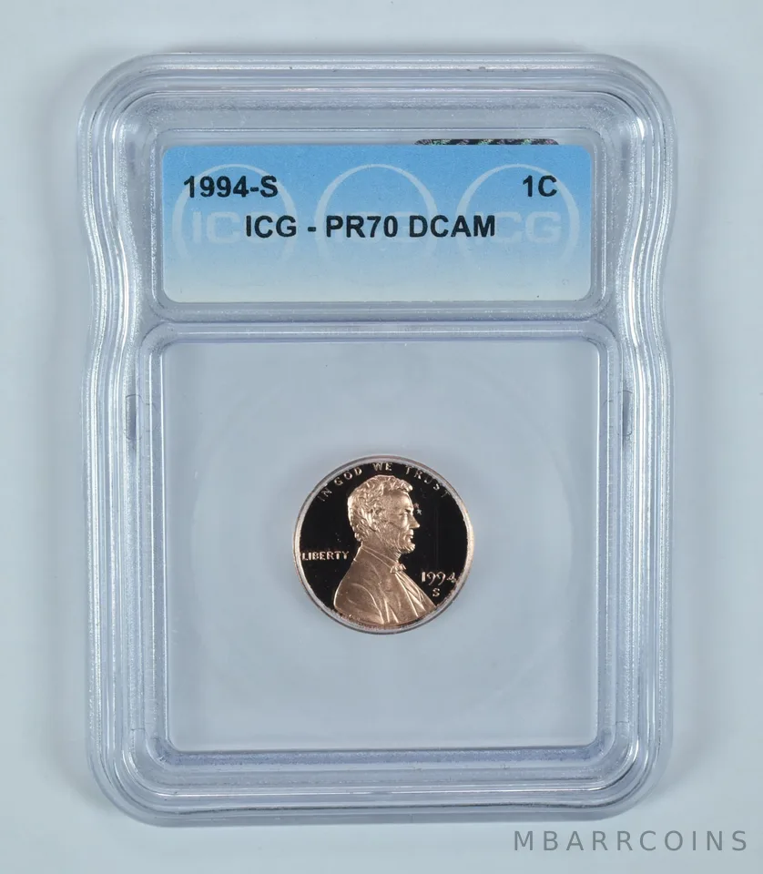 1994-S Lincoln Memorial Cent PR70 DCAM ICG