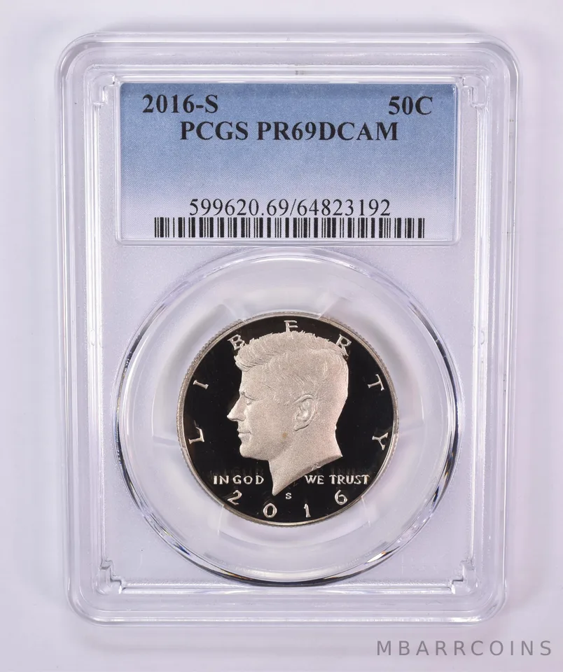 2016-S Kennedy Half Dollar PR69 DCAM PCGS Blue Label