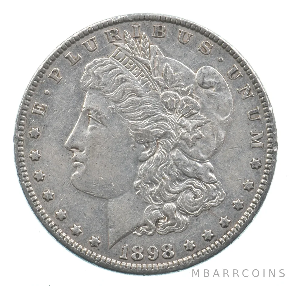 Early - 1898 Morgan Silver Dollar - 90% US Coin *543