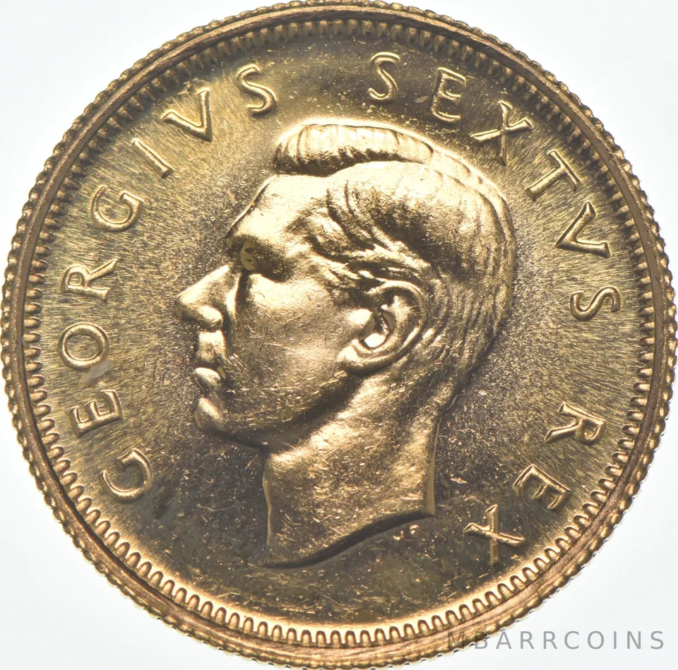 1952 South Africa 1/2 Pound Proof Coin .1177 AGW *7791
