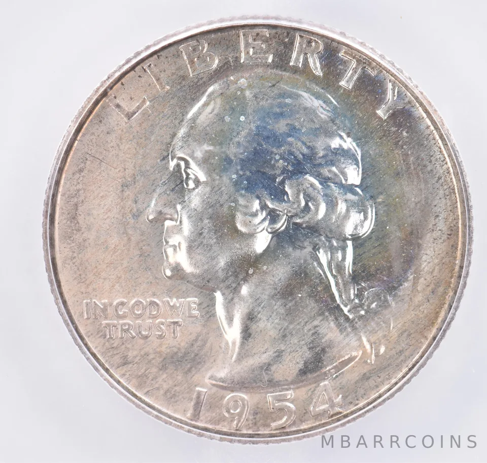 1954 Washington Quarter PR67 ICG Beautiful Tone *2151