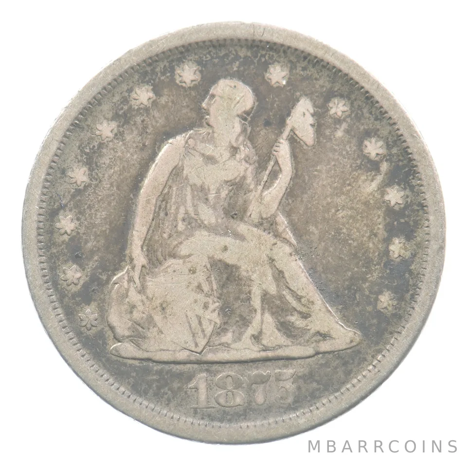 1875-S Seated Liberty Twenty Cents *3582