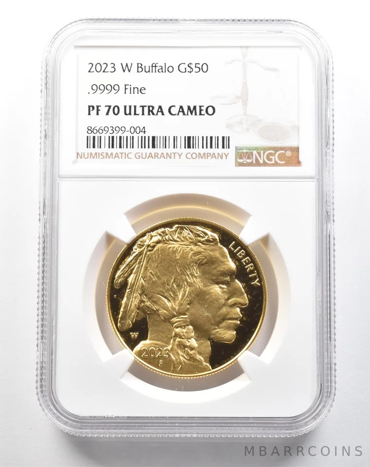 2023-W $50 American Gold Buffalo 1 Oz Gold PF70 UCAM NGC