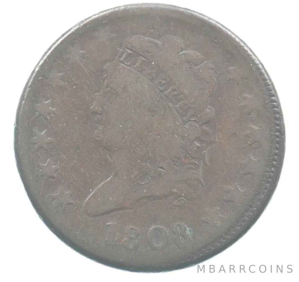 1808 Classic Head Large Cent *9408