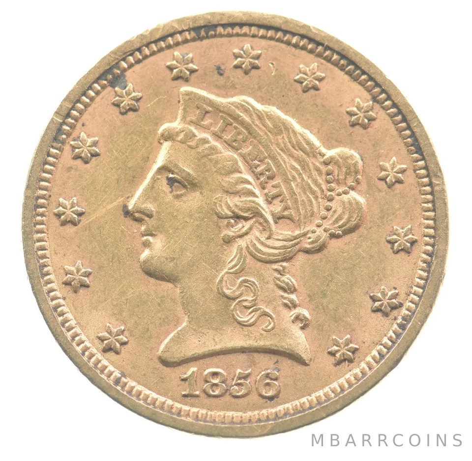 1856 $2.50 Liberty Head Gold Quarter Eagle *1984