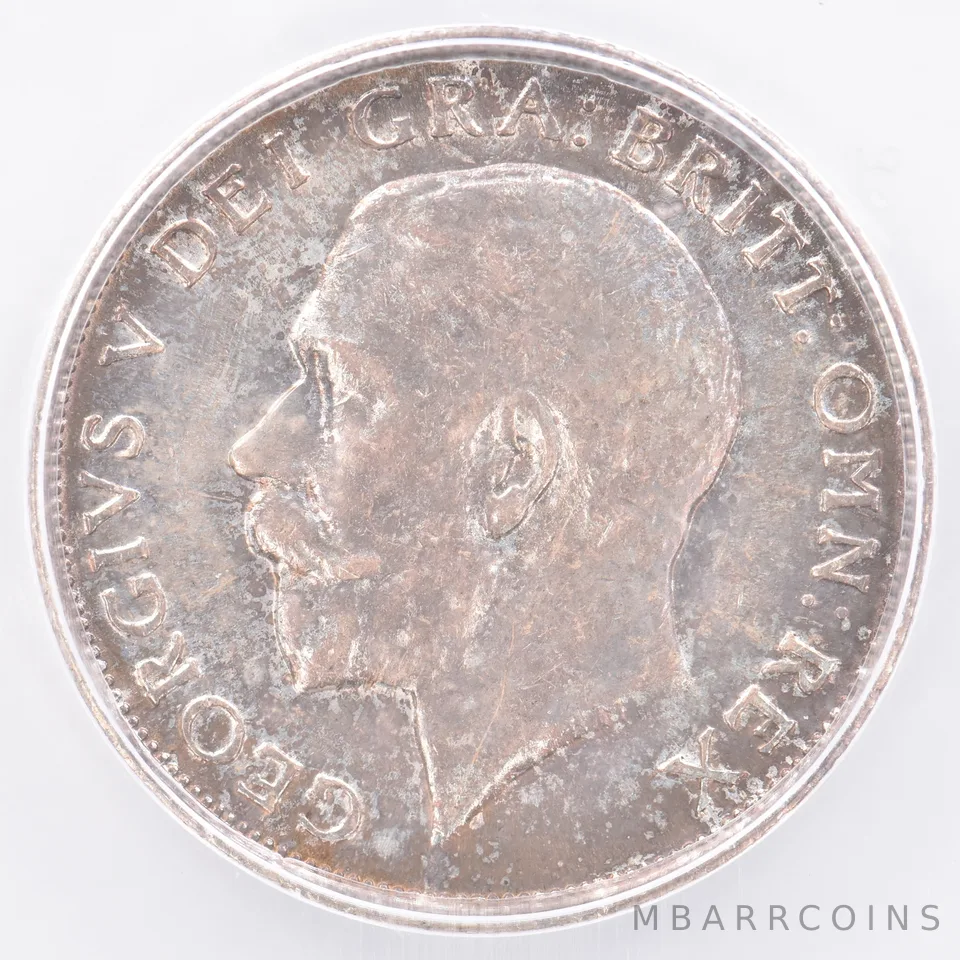 1912 Great Britain Shilling KM#816 MS63 ICG Beautiful Tone *1963