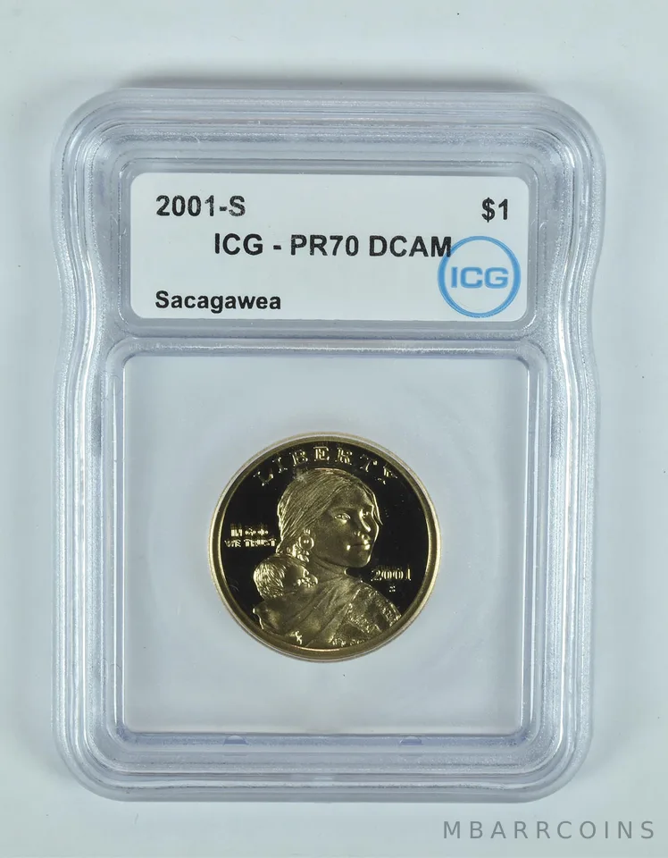 2001-S Sacagawea $1 PR70 DCAM ICG