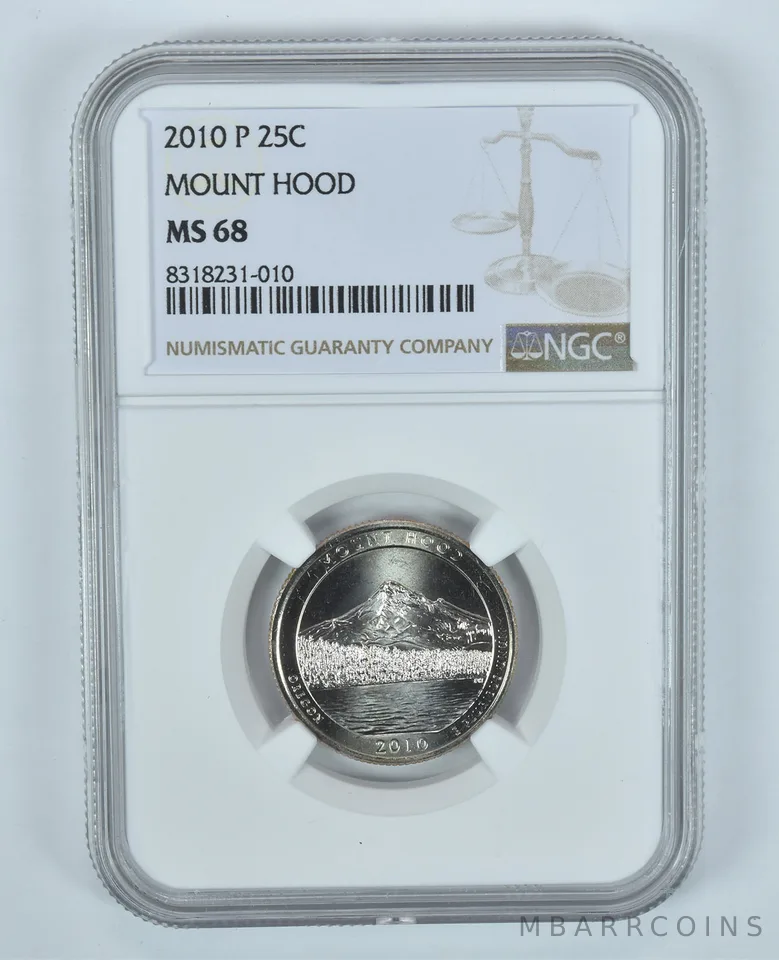 2010-P Washington Quarter Mount Hood ATB MS68 NGC