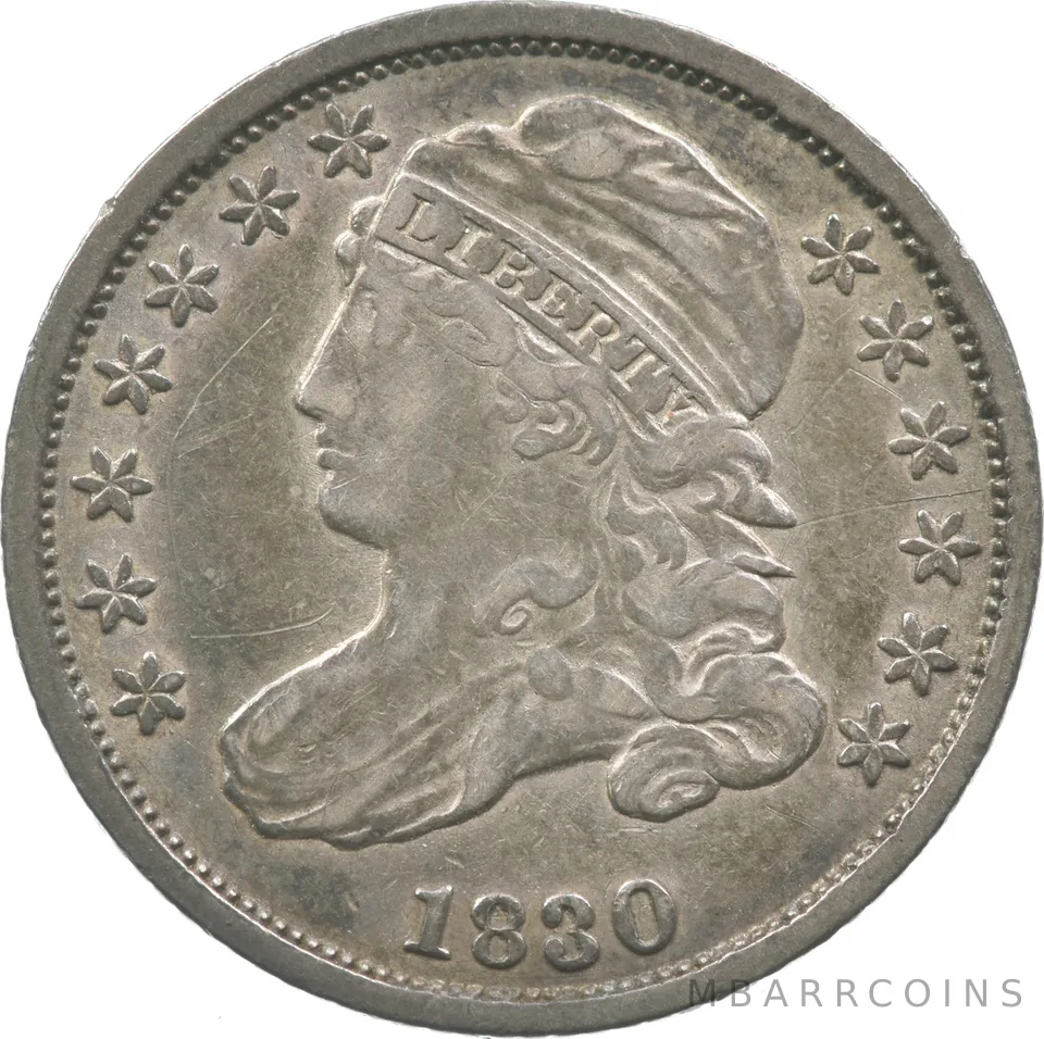1830 Capped Bust Dime *6901